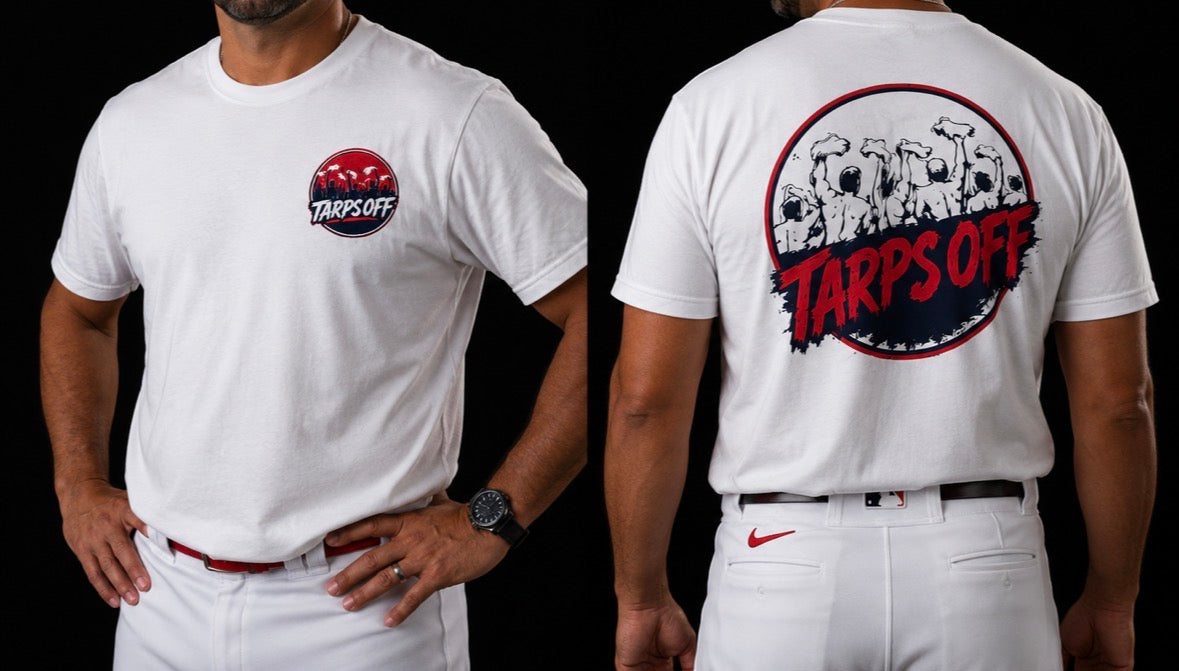 Original White "TARPS OFF" T-Shirt